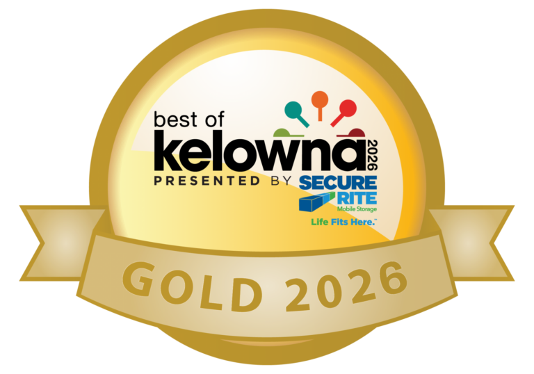 Best of Kelowna 2026 Gold winner badge